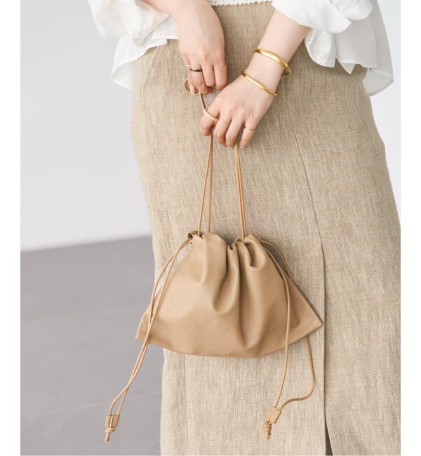 Plage「《WEB限定追加予約》les Tendre leather clutch バッグ」|ショルダー・メッセンジャー|ブラウン D