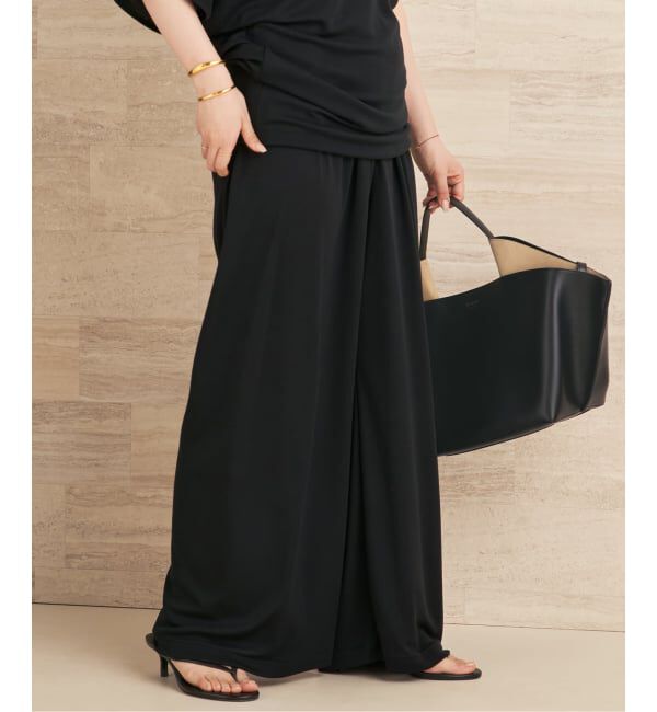Plage「《予約》Jersey Drape パンツ」|その他|ブラック