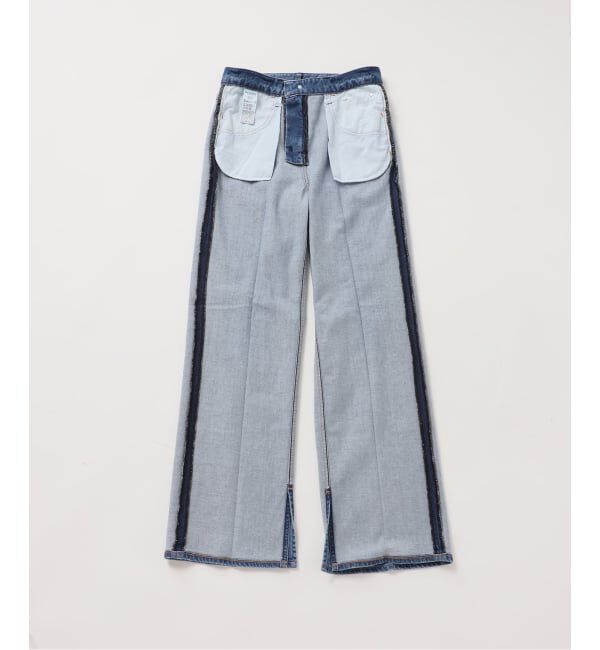 Plage「Healthy denim / ヘルシーデニム 別注 SLIT デニムパンツ」|デニム|
