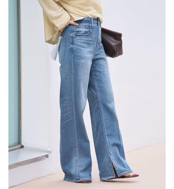 Plage「Healthy denim / ヘルシーデニム 別注 SLIT デニムパンツ」|デニム|