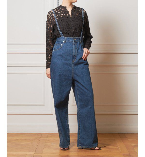 IENA LA BOUCLE「《追加》IENA LA BOUCLE ハイエストウエストデニムパンツ2」|デニム|