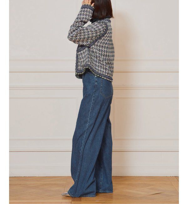 IENA LA BOUCLE「《追加》IENA LA BOUCLE ハイエストウエストデニムパンツ2」|デニム|