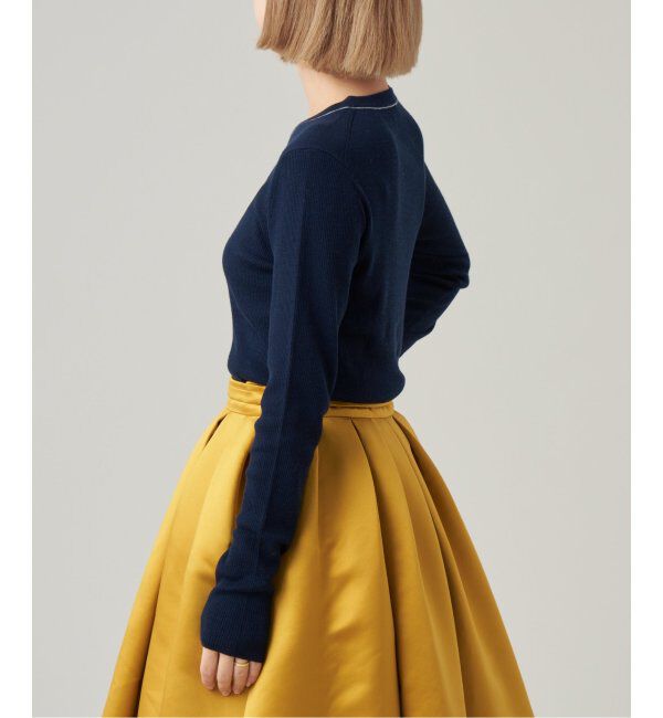 IENA LA BOUCLE「IENA LA BOUCLE 強撚ウールクルーネックプルオーバー」|ニット・セーター|