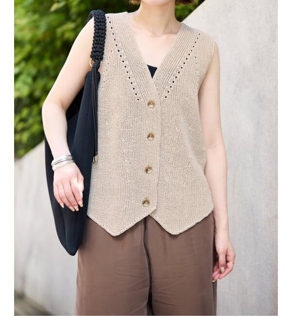 SLOBE IENA「《追加》ニットジレ」|ニット・セーター|