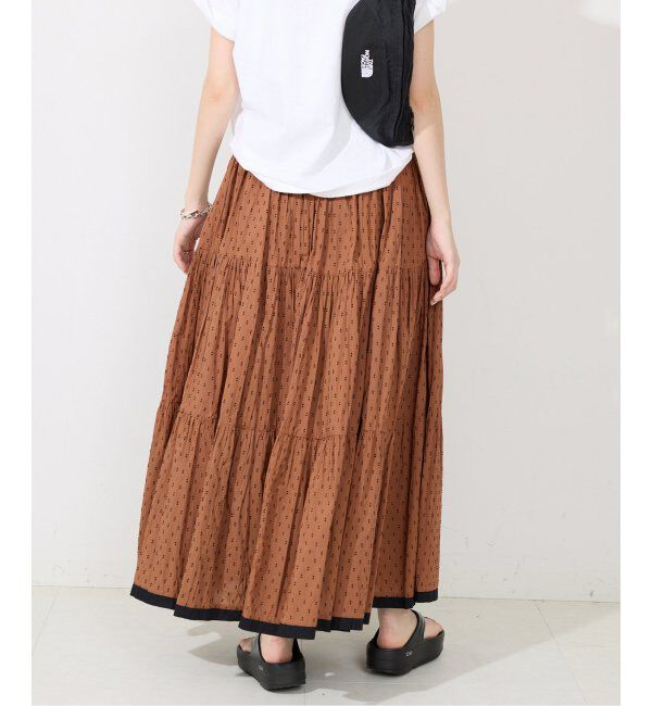 SLOBE IENA「TCドビーティアードスカート」|スカート|