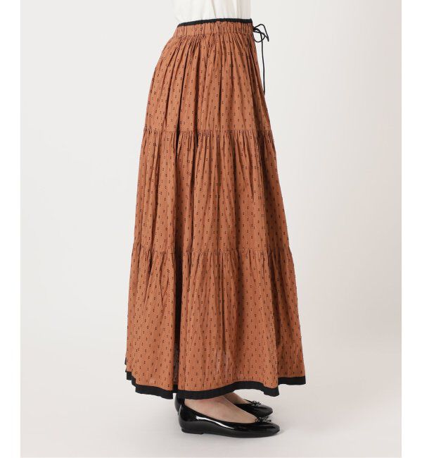 SLOBE IENA「TCドビーティアードスカート」|スカート|