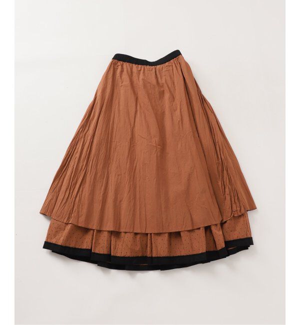 SLOBE IENA「TCドビーティアードスカート」|スカート|