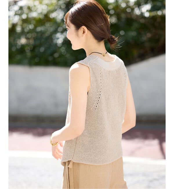 SLOBE IENA「《追加2》ニットジレ」|ニット・セーター|