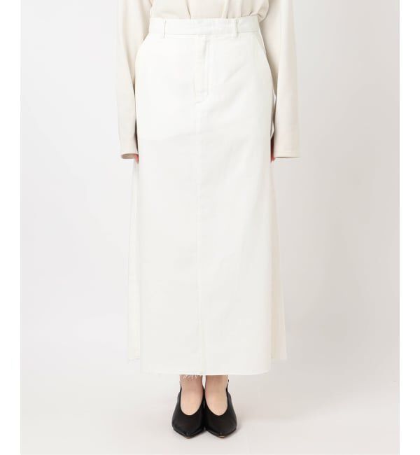 SLOBE IENA「LE DENIM BOXY TUCK デニムスカート」|スカート|