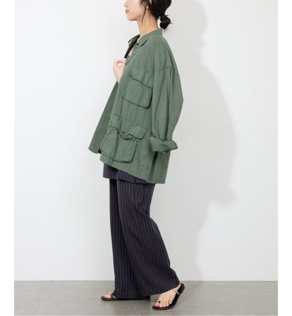 SLOBE IENA「《3サイズ展開/追加予約》フィブリルストライプリラックスパンツ」|その他|