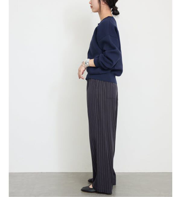 SLOBE IENA「《3サイズ展開/追加予約》フィブリルストライプリラックスパンツ」|その他|
