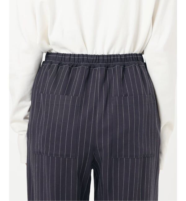 SLOBE IENA「《3サイズ展開/追加予約》フィブリルストライプリラックスパンツ」|その他|