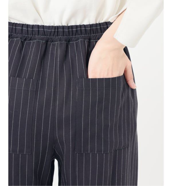 SLOBE IENA「《3サイズ展開/追加予約》フィブリルストライプリラックスパンツ」|その他|