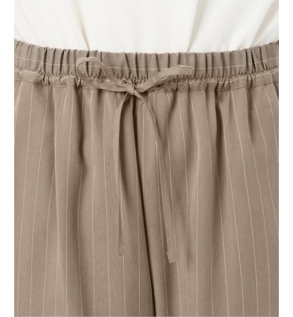 SLOBE IENA「《3サイズ展開/追加予約》フィブリルストライプリラックスパンツ」|その他|