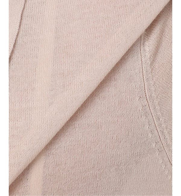 SLOBE IENA「《シリーズあり/予約》コットンシルク襟付きカーディガン」|カーディガン|