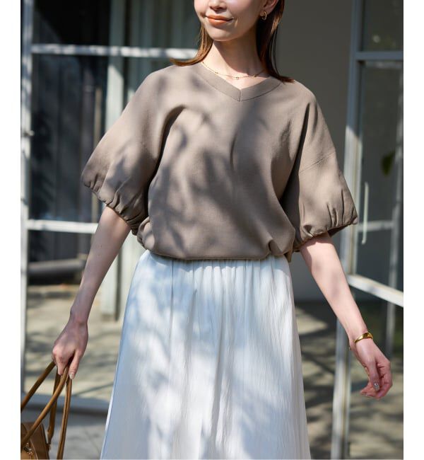 SLOBE IENA「《予約》2WAYボリュームスリーブプルオーバー」|ニット・セーター|