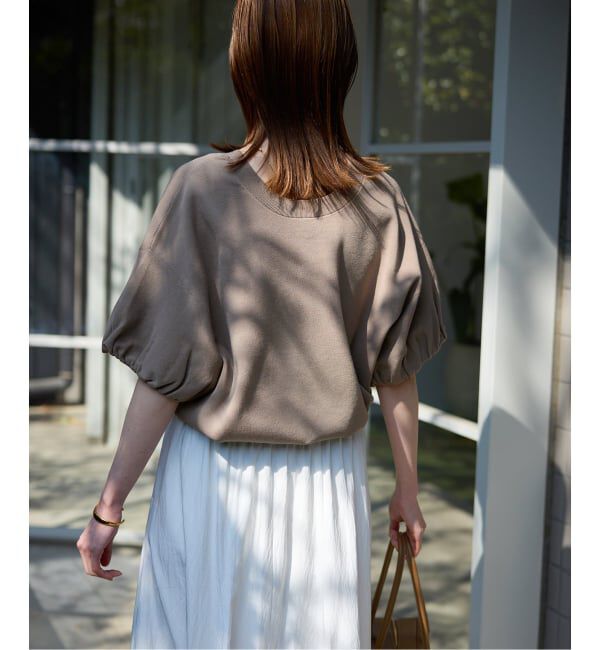 SLOBE IENA「《予約》2WAYボリュームスリーブプルオーバー」|ニット・セーター|