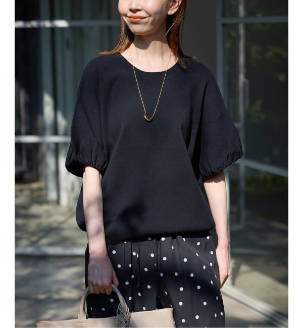 SLOBE IENA「《予約》2WAYボリュームスリーブプルオーバー」|ニット・セーター|