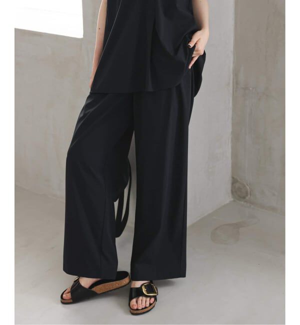 SLOBE IENA「《WEB限定/2枚セット/防しわ/撥水/接触冷感//追加予約》ブラウス&times;パンツセット」|シャツ・ブラウス|