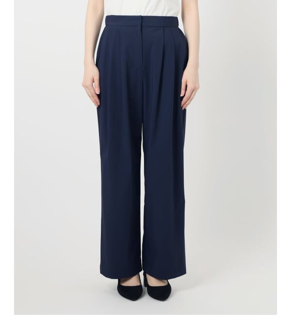 SLOBE IENA「《WEB限定/2枚セット/防しわ/撥水/接触冷感//追加予約》ブラウス&times;パンツセット」|シャツ・ブラウス|