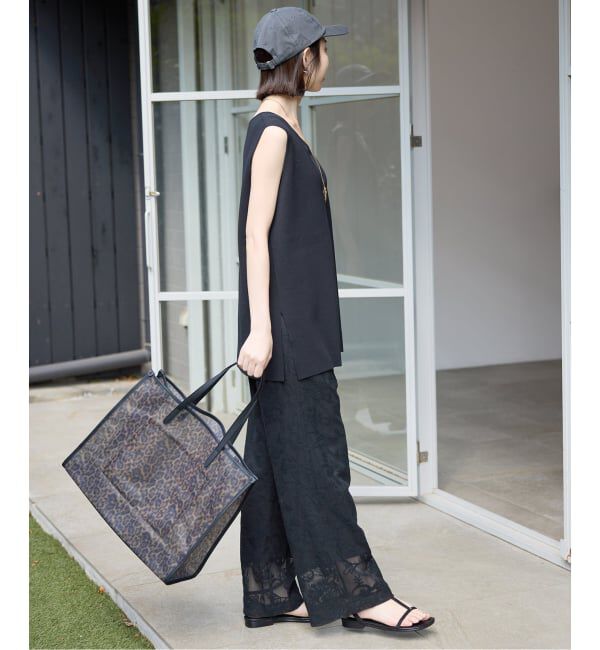 SLOBE IENA「《予約》Uネックノースリプルオーバー」|ニット・セーター|