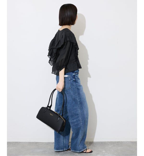 SLOBE IENA「《予約》ラミーフリルブラウス」|シャツ・ブラウス|