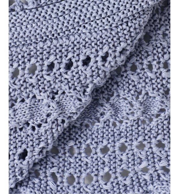 SLOBE IENA「《予約》レース柄Aラインニット」|ニット・セーター|