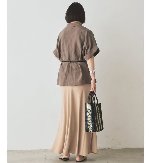 SLOBE IENA「《3サイズ展開/シリーズあり/追加予約》フィブリルマーメイドフレアスカート」|スカート|