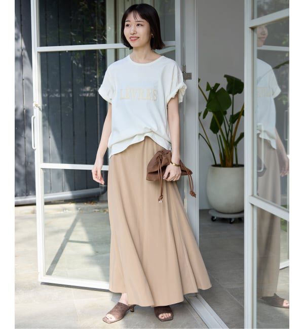 SLOBE IENA「《3サイズ展開/シリーズあり/追加予約》フィブリルマーメイドフレアスカート」|スカート|