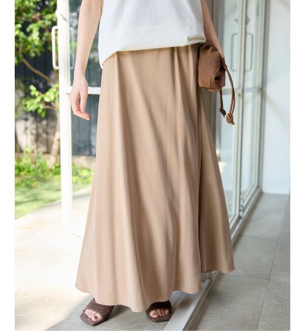 SLOBE IENA「《3サイズ展開/シリーズあり/追加予約》フィブリルマーメイドフレアスカート」|スカート|