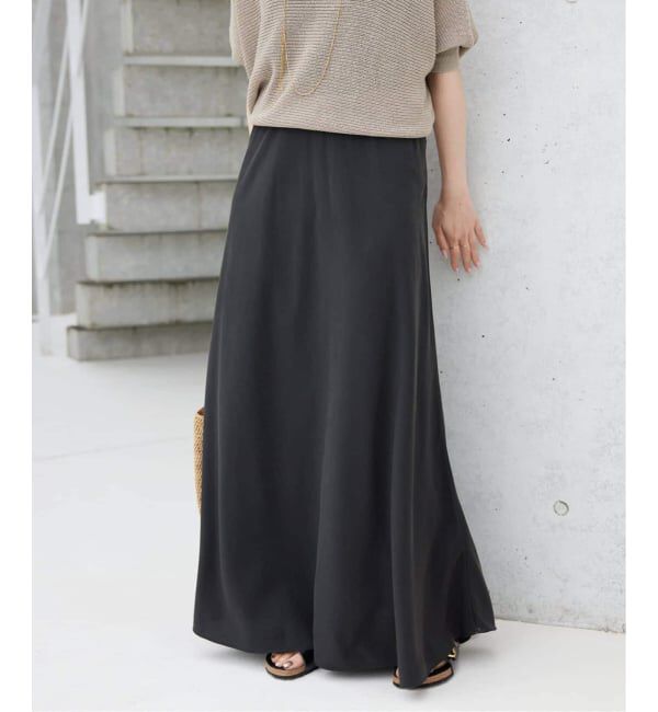 SLOBE IENA「《3サイズ展開/シリーズあり/追加予約》フィブリルマーメイドフレアスカート」|スカート|