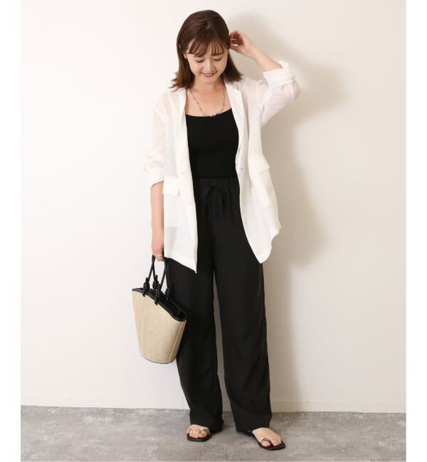 SLOBE IENA「《シリーズあり/追加予約》フィブリルリラックスパンツ」|その他|