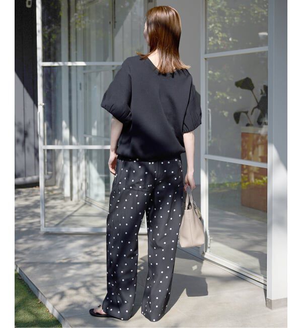 SLOBE IENA「《シリーズあり/追加予約》フィブリルリラックスパンツ」|その他|