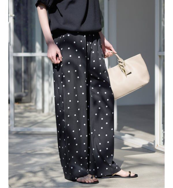 SLOBE IENA「《シリーズあり/追加予約》フィブリルリラックスパンツ」|その他|