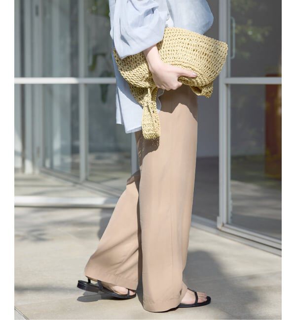 SLOBE IENA「《シリーズあり/追加予約》フィブリルリラックスパンツ」|その他|