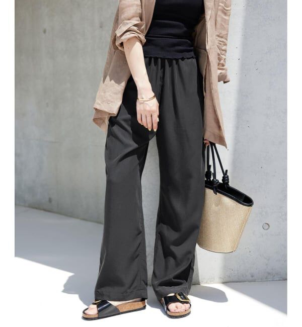 SLOBE IENA「《シリーズあり/追加予約》フィブリルリラックスパンツ」|その他|