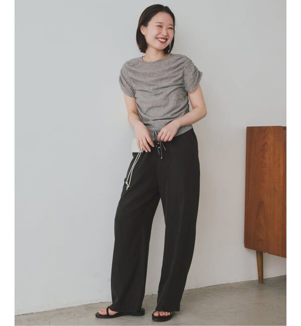 SLOBE IENA「《シリーズあり/追加予約》フィブリルリラックスパンツ」|その他|