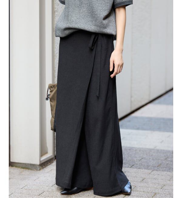 SLOBE IENA「《WEB限定/追加予約》ラップジャージパンツ」|その他|