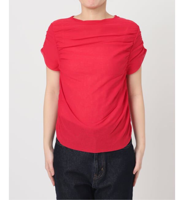 SLOBE IENA「《予約》ギャザーミニプルオーバー」|ニット・セーター|