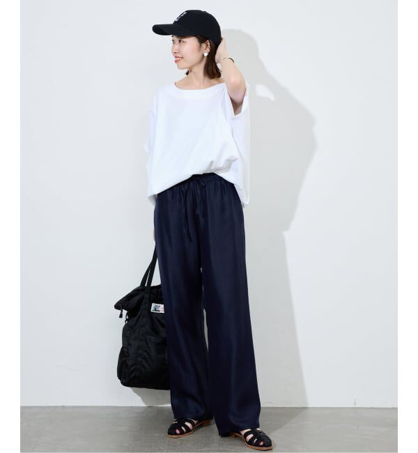 SLOBE IENA「《WEB限定/追加予約》レースコンビニュアンスプルオーバー」|Tシャツ・カットソー|