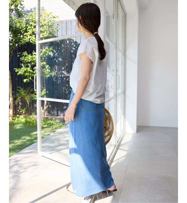 SLOBE IENA「《予約》ドットジャガードノースリーブブラウス」|シャツ・ブラウス|