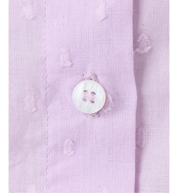 SLOBE IENA「《予約》ドットジャガードノースリーブブラウス」|シャツ・ブラウス|