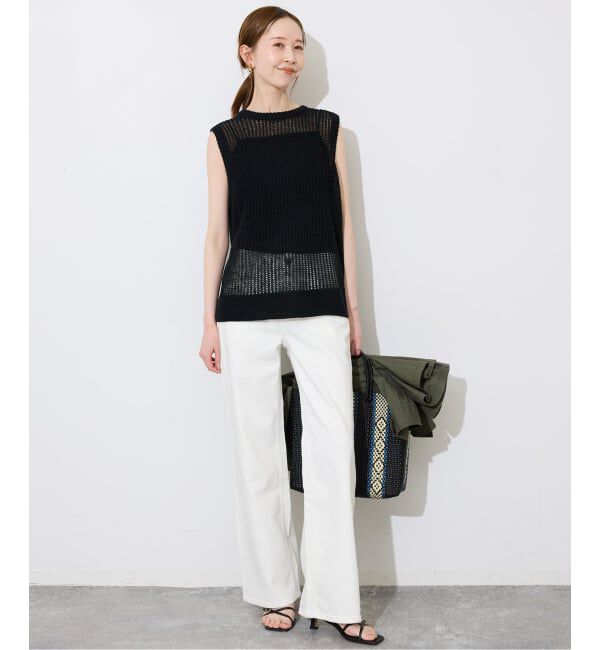 SLOBE IENA「《予約》KAYAノースリーブプルオーバー」|ニット・セーター|