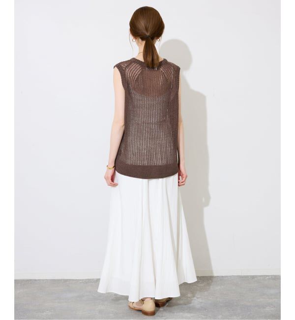 SLOBE IENA「《予約》KAYAノースリーブプルオーバー」|ニット・セーター|