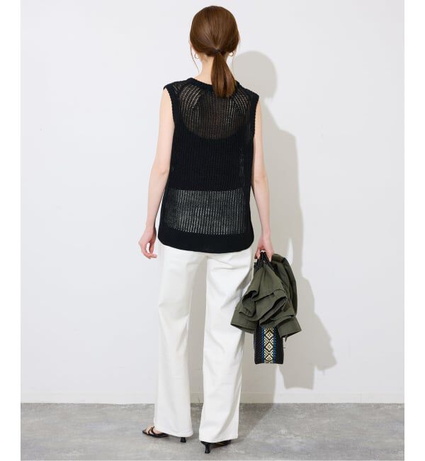 SLOBE IENA「《予約》KAYAノースリーブプルオーバー」|ニット・セーター|