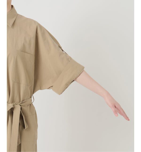 SLOBE IENA「《接触冷感/予約》HTウェザールーズバミューダサロペ」|オールインワン|