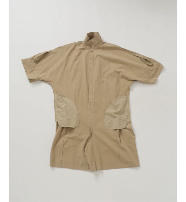 SLOBE IENA「《接触冷感/予約》HTウェザールーズバミューダサロペ」|オールインワン|