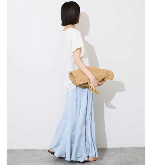 SLOBE IENA「《予約》ティアードフレアスカート」|スカート|