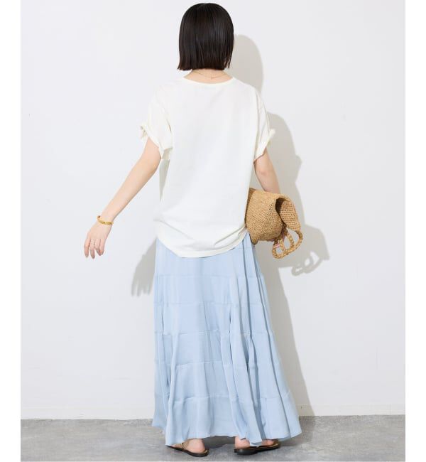 SLOBE IENA「《予約》ティアードフレアスカート」|スカート|