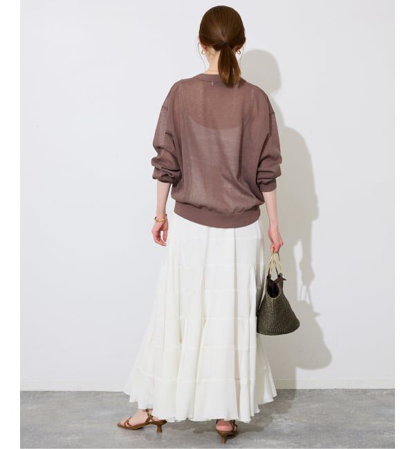 SLOBE IENA「《予約》ティアードフレアスカート」|スカート|